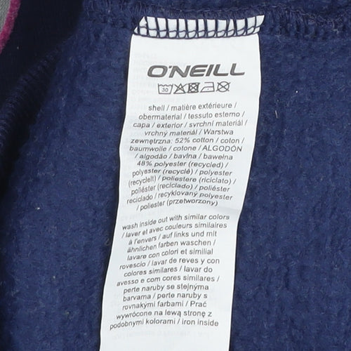 O'Neill Girls Blue Rainbow Stripe Pullover Hoodie Size 14 Years