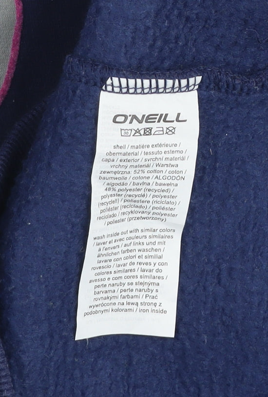 O'Neill Girls Blue Rainbow Stripe Pullover Hoodie Size 14 Years