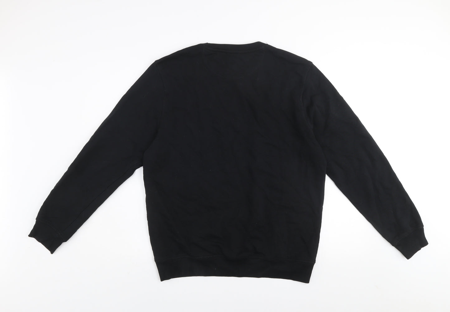 Diplo Men's Black Graphic Crew Neck Pullover Sweatshirt L
