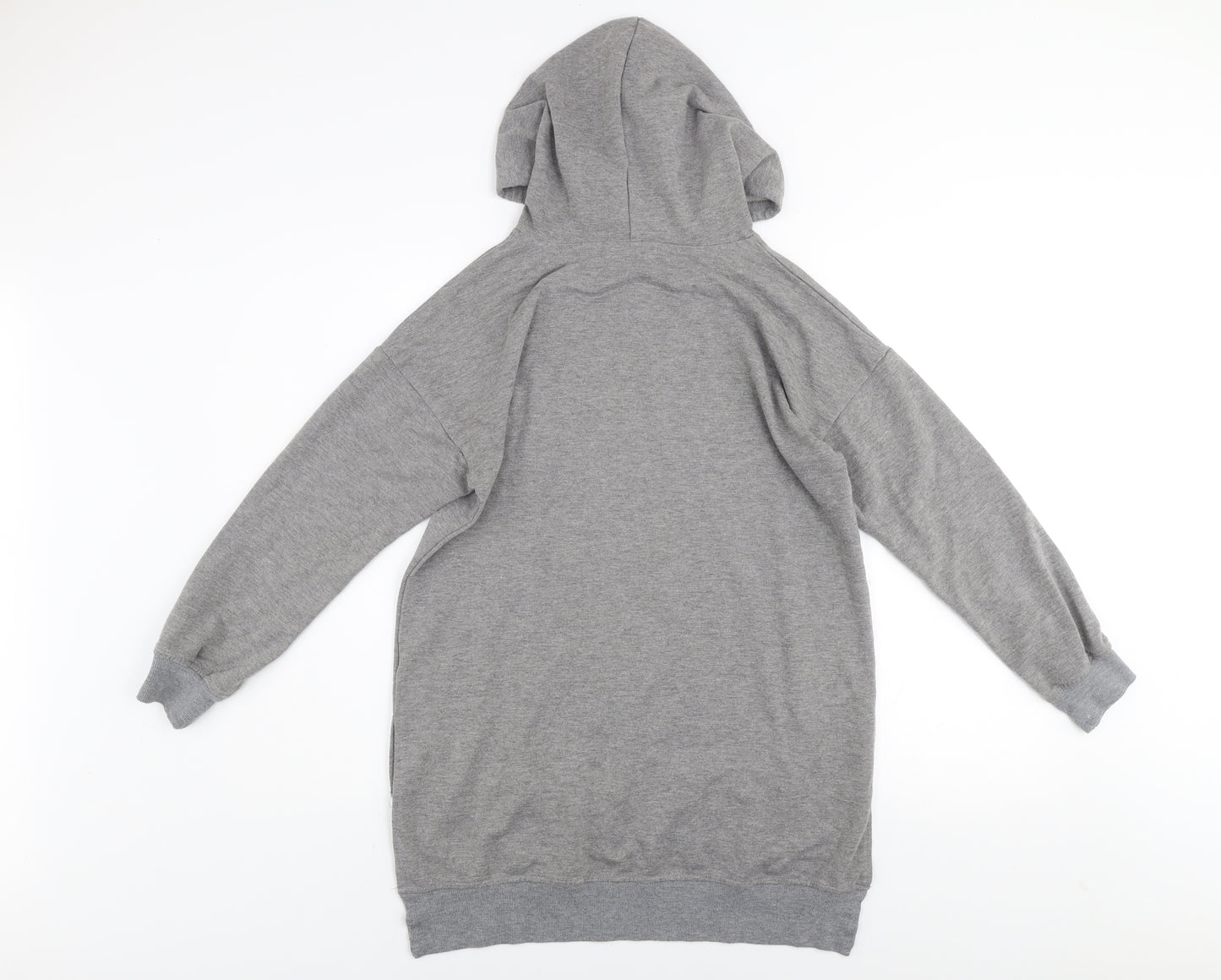 Achiouwa Women’s Grey Pullover Hoodie BE KIND Graphic Size S