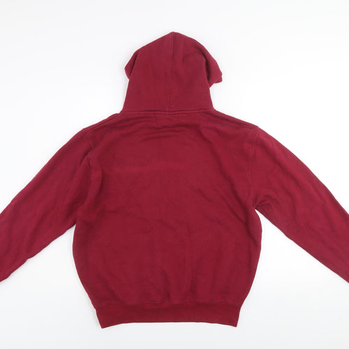 Stadium Athletics Men Red Temple Pullover Hoodie Size S