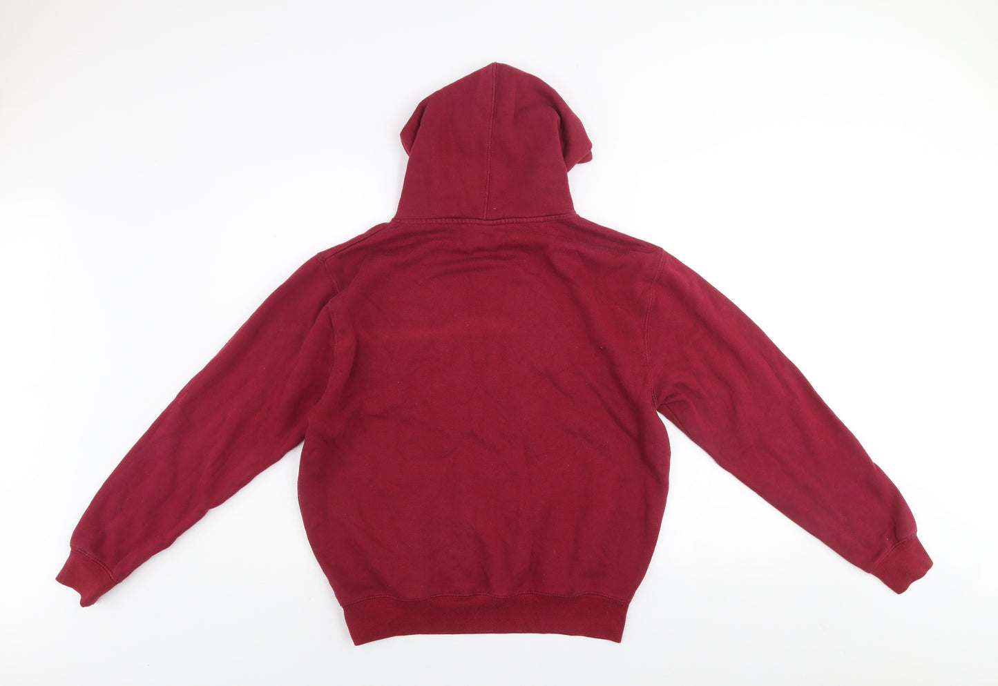 Stadium Athletics Men Red Temple Pullover Hoodie Size S