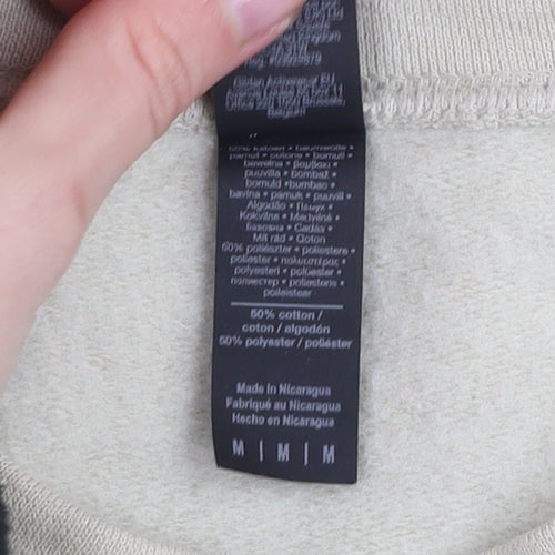 Gildan Men's Beige Funny Christmas Pullover Sweatshirt Size M