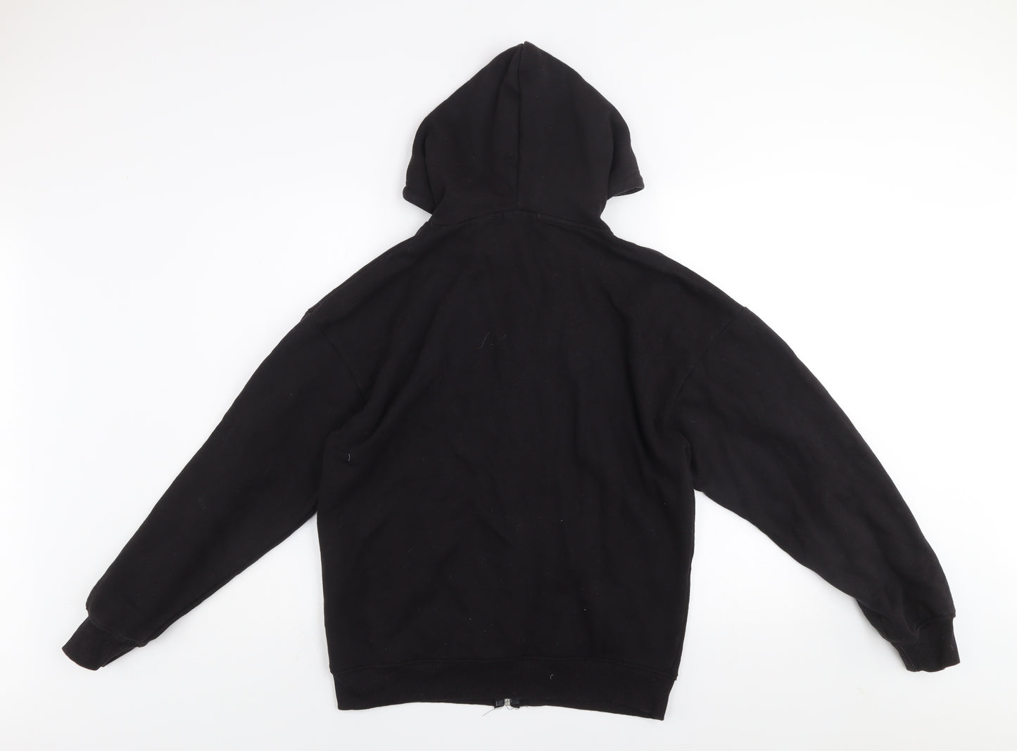 PrettyLittleThing Women's Black Zip Hooded Track Jacket Size S