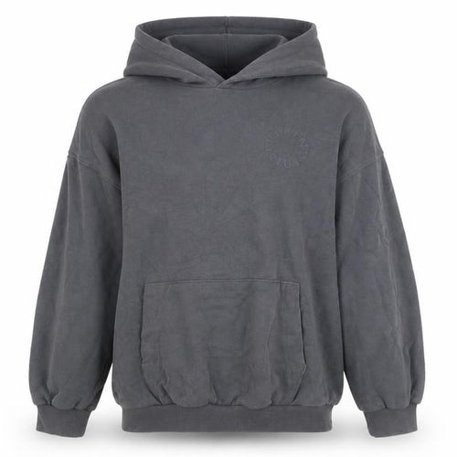 Marks and Spencer Girls Grey Pullover Hoodie 13-14 Years Cotton Blend