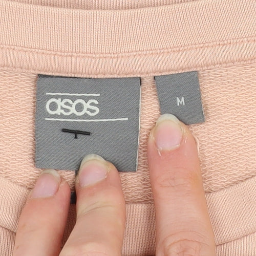 ASOS Men’s Beige Cotton Crew Neck Sweatshirt Size M