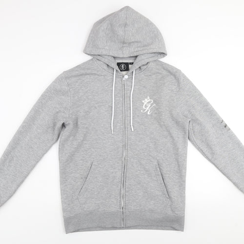 Gym King Men's Grey Large Full Zip Hoodie Jacket