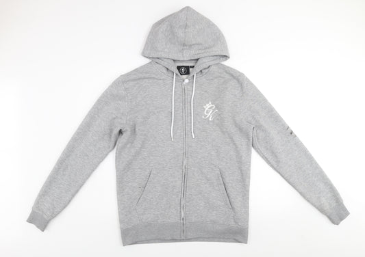 Gym King Men's Grey Large Full Zip Hoodie Jacket