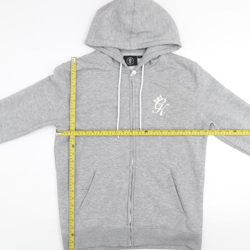 Gym King Men's Grey Large Full Zip Hoodie Jacket