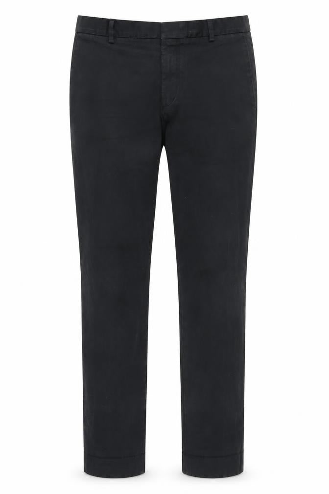 COS Men's Black Slim Fit Cotton Chino Trousers Size M