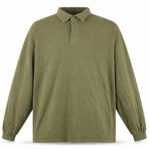 Hawkshead Men's Green XL Long Sleeve Cotton Button-Up Shirt