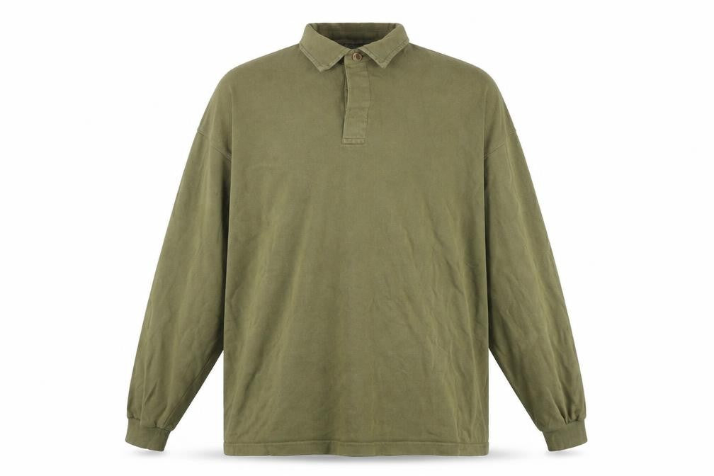 Hawkshead Men's Green XL Long Sleeve Cotton Button-Up Shirt