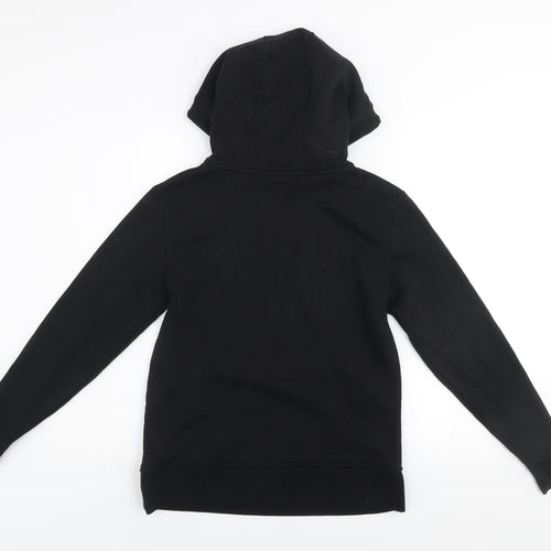LA Gear Women’s Black Hoodie UK 6 Pullover Fleece Lined Casual Sweatshirt