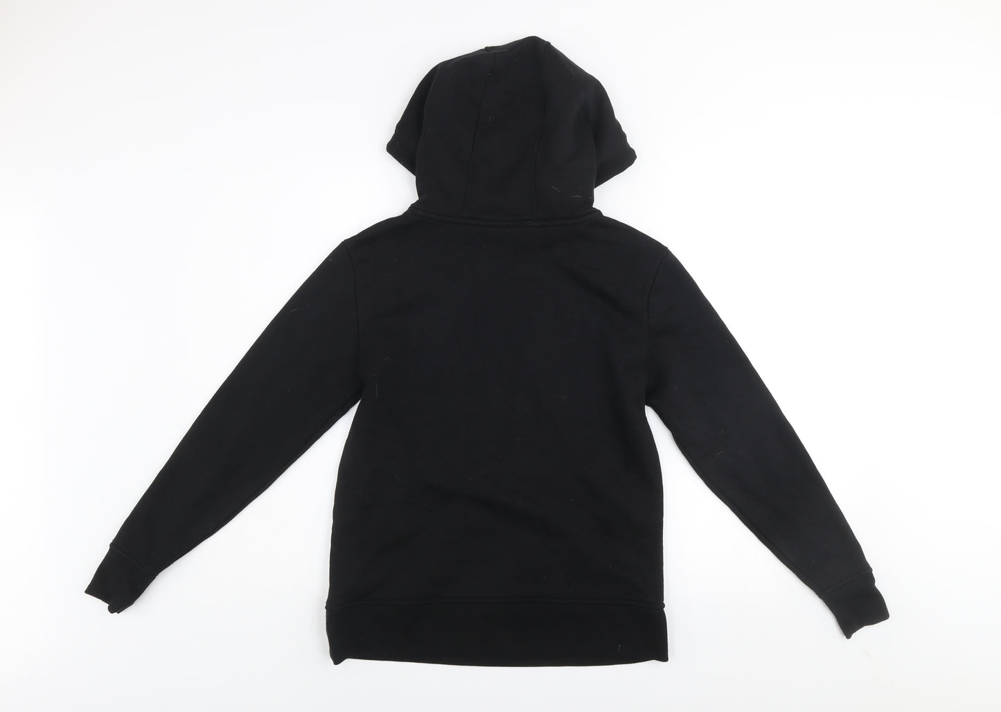 LA Gear Women’s Black Hoodie UK 6 Pullover Fleece Lined Casual Sweatshirt