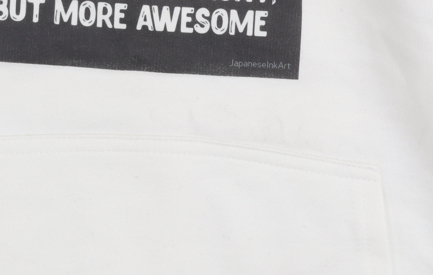 Stars & Stripes Women's White Pullover Hoodie Unicorn Graphic Size S