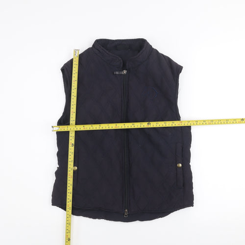 Mary Anne Women’s Blue Quilted Waistcoat Size 12 Lightweight Gilet