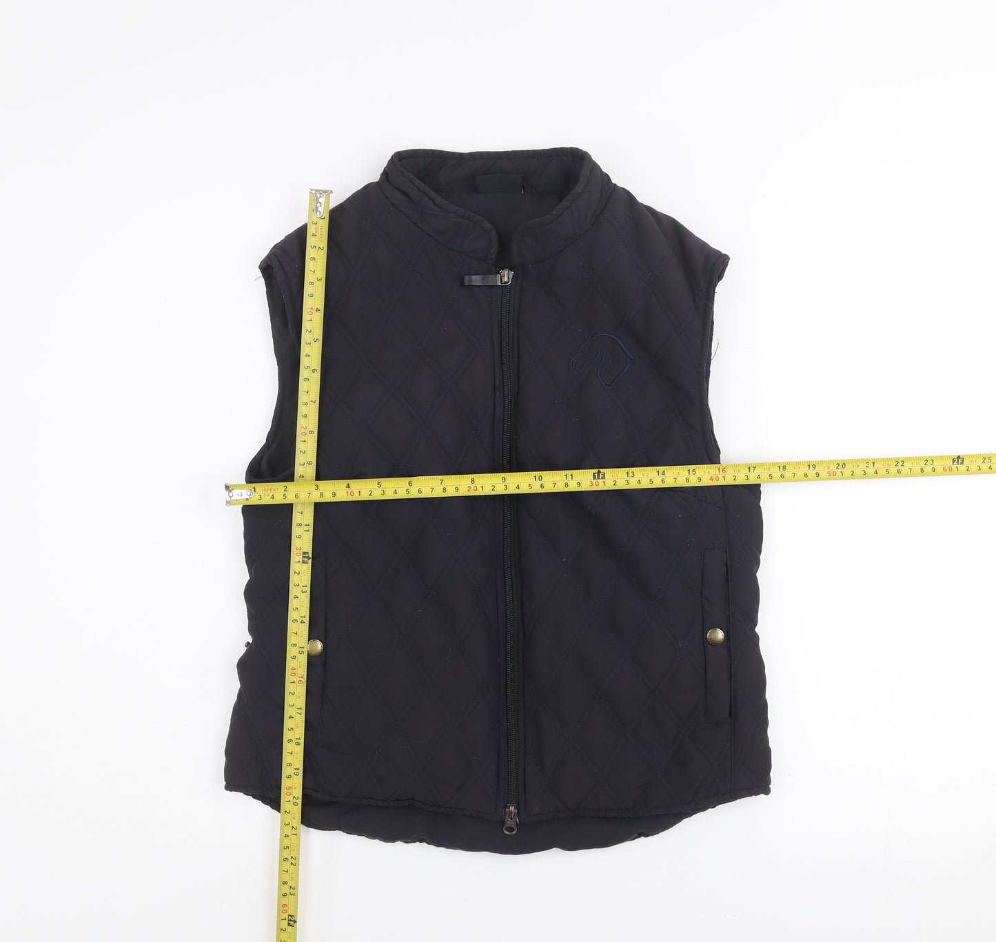 Mary Anne Women’s Blue Quilted Waistcoat Size 12 Lightweight Gilet