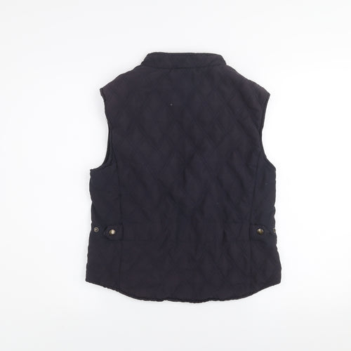 Mary Anne Women’s Blue Quilted Waistcoat Size 12 Lightweight Gilet