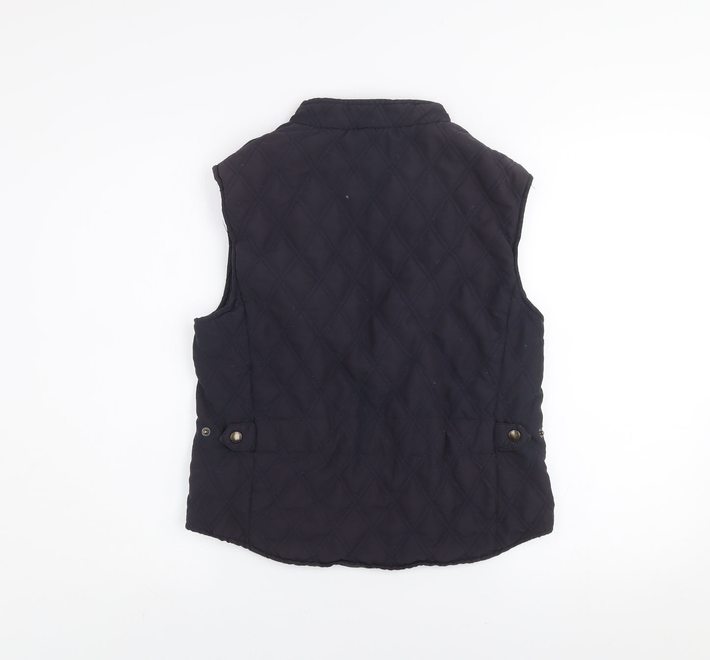 Mary Anne Women’s Blue Quilted Waistcoat Size 12 Lightweight Gilet