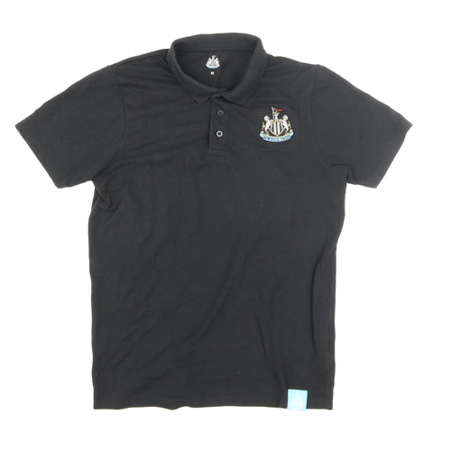 Castore Men’s Black Polo Shirt M Newcastle United Regular Fit