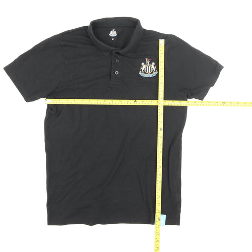 Castore Men’s Black Polo Shirt M Newcastle United Regular Fit