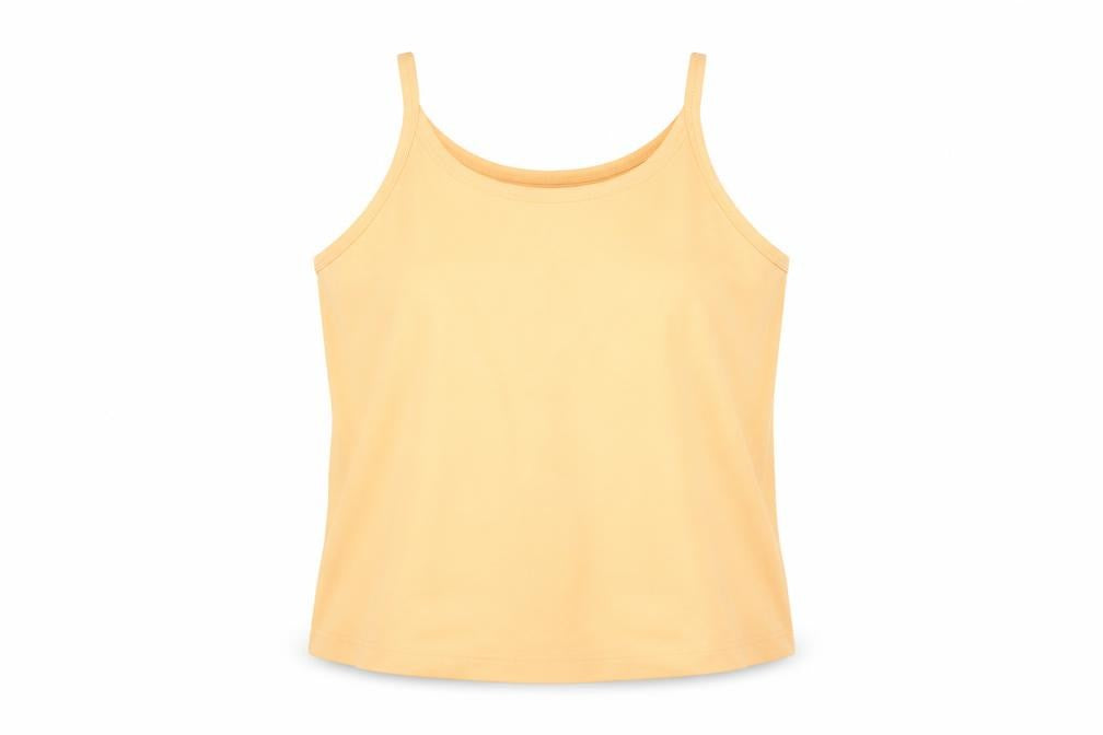 Front view of Marks & Spencer Women's Orange Slim Cami Top, size 22
