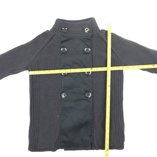 Marks and Spencer Women’s Blue Size 12 Chunky Knit Cardigan