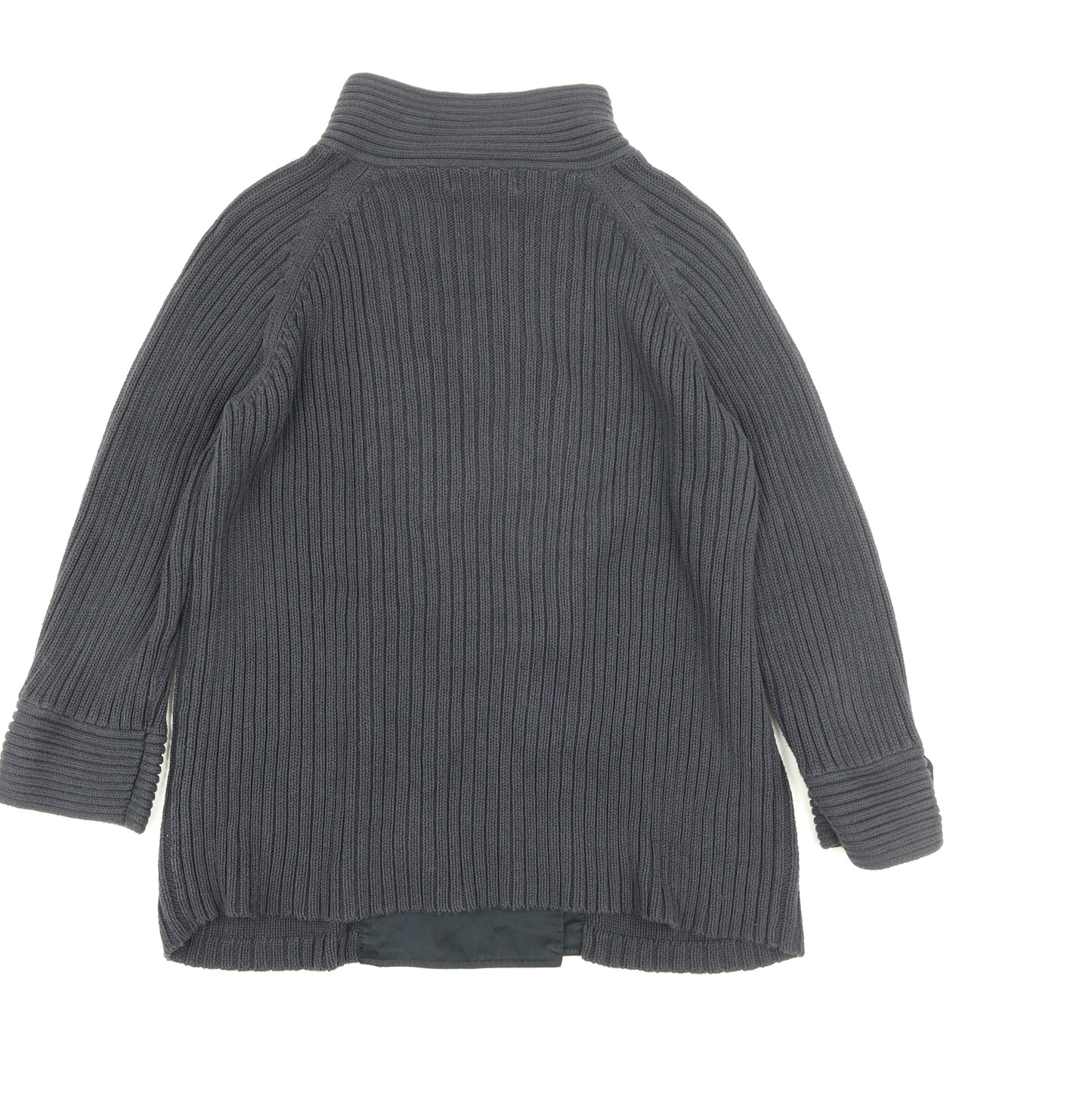 Marks and Spencer Women’s Blue Size 12 Chunky Knit Cardigan