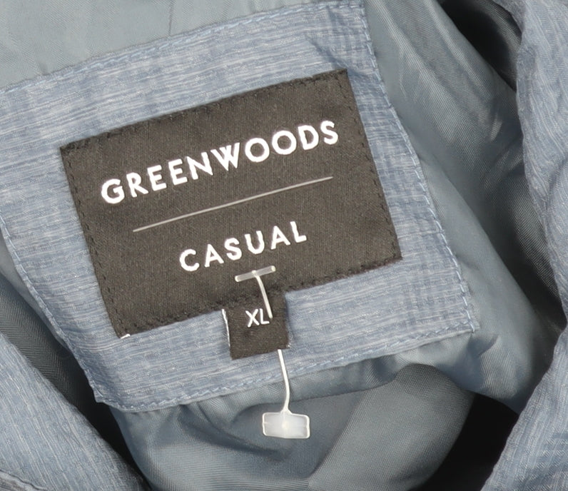 Greenwoods Men’s Blue XL Lightweight Windbreaker Jacket