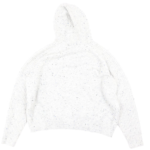 Marks and Spencer Women’s Grey Hooded Pullover Sweater XL Acrylic Blend