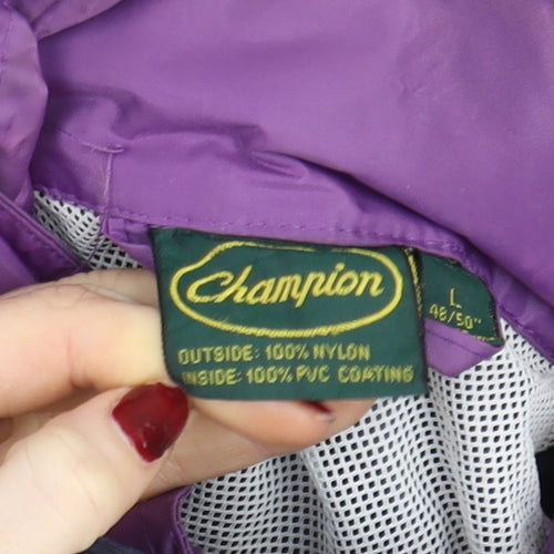 Champion Womens Multicoloured L 90s Windbreaker Jacket