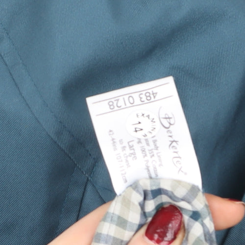 Berkertex Women's Green Size 14 Lined Zip Jacket