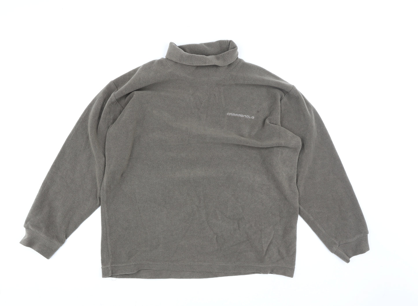 Campagnolo Mens Brown Fleece Pullover Sweatshirt Size L