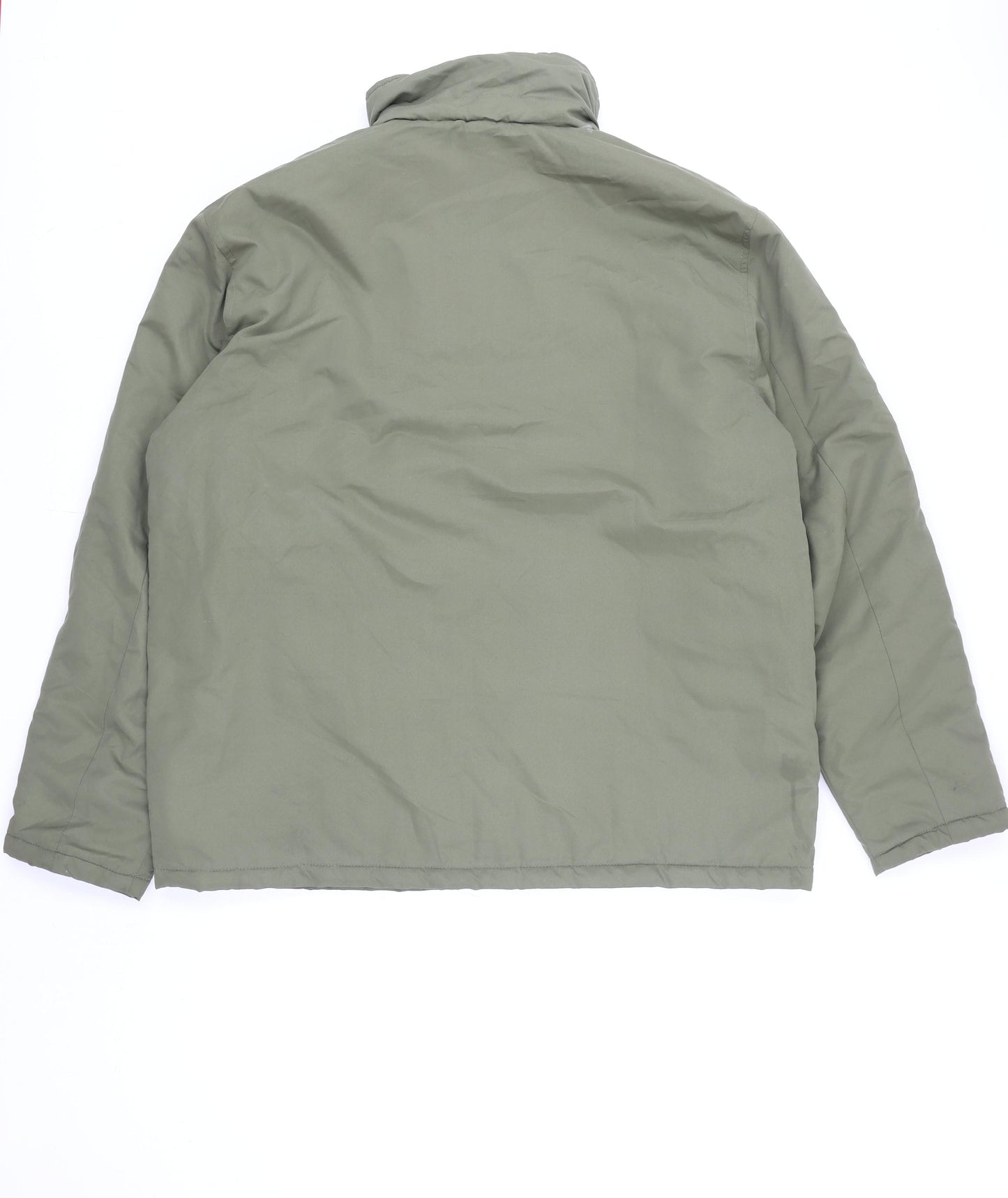James Pringle Men's Green XL Puffer Jacket Full Zip Insulated