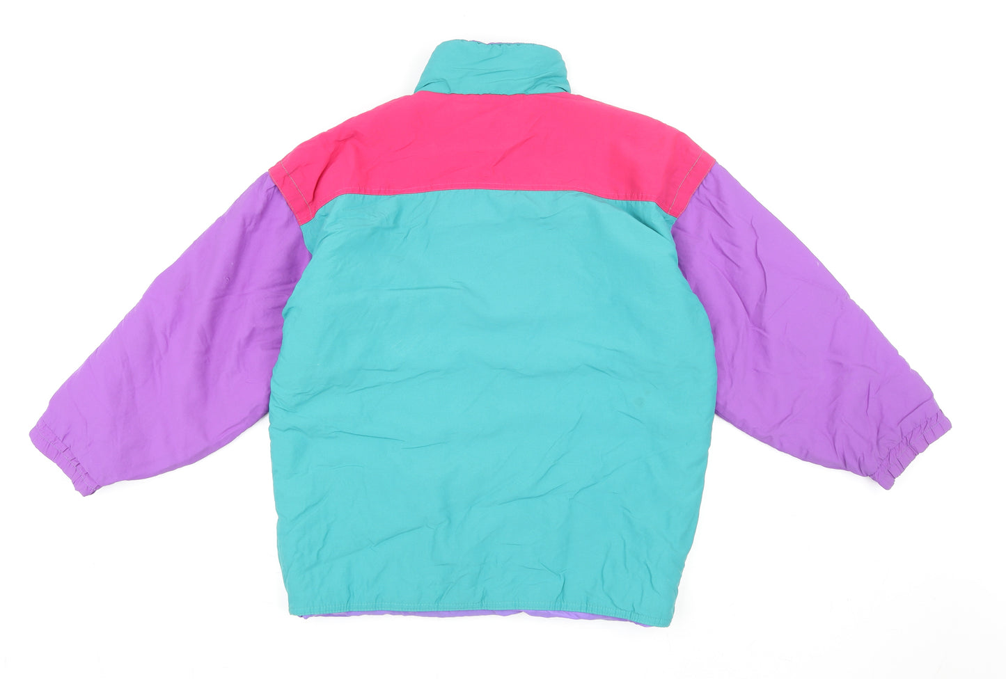 Fusalp Girls Multicoloured 12 Years Retro Ski Jacket Winter Colourblock
