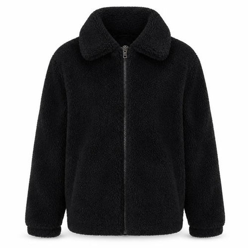 Urban Outfitters Women Black XS Full Zip Fleece Hoodie Jacket