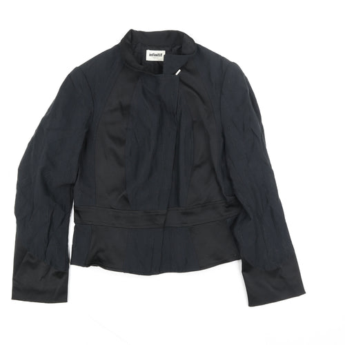Infinitif Paris Women's Black Size 12 Slim Fit Short Jacket