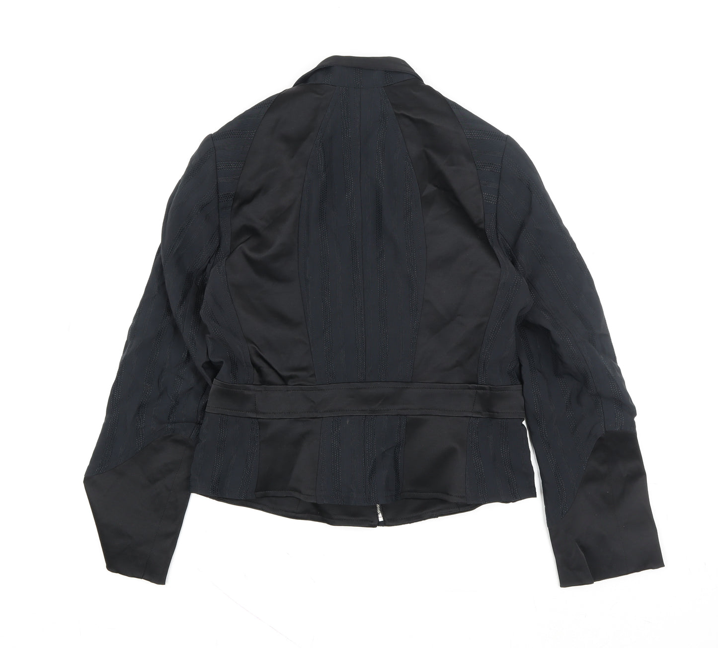 Infinitif Paris Women's Black Size 12 Slim Fit Short Jacket