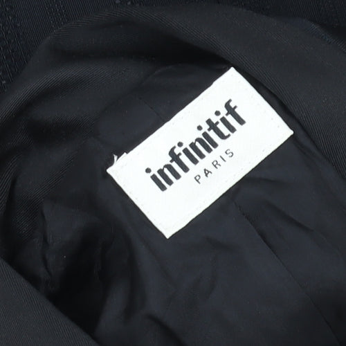 Infinitif Paris Women's Black Size 12 Slim Fit Short Jacket