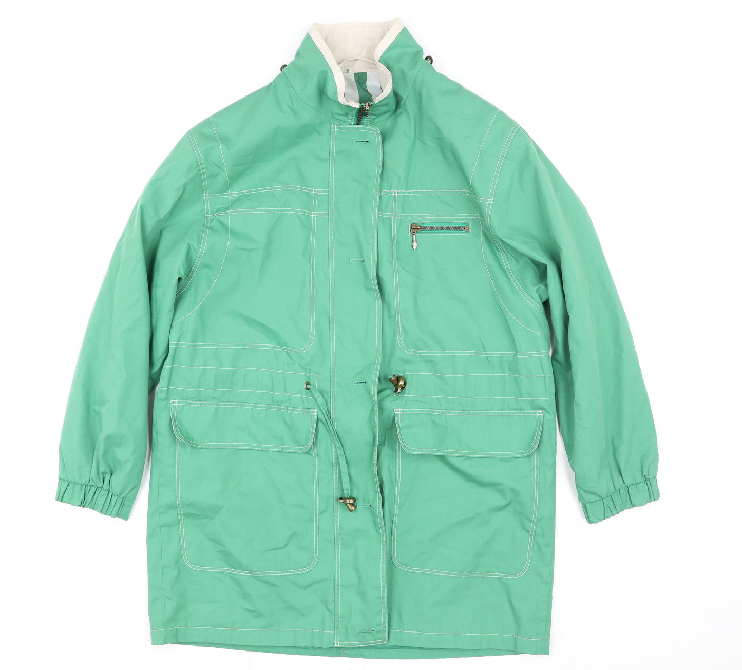 Marks and Spencer Women’s Green Mid-Length Anorak Jacket UK 10