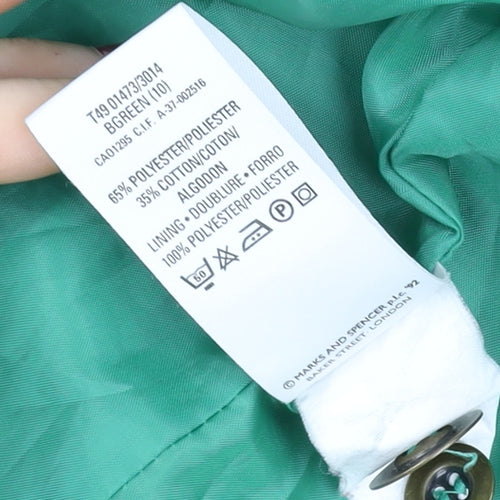 Marks and Spencer Women’s Green Mid-Length Anorak Jacket UK 10