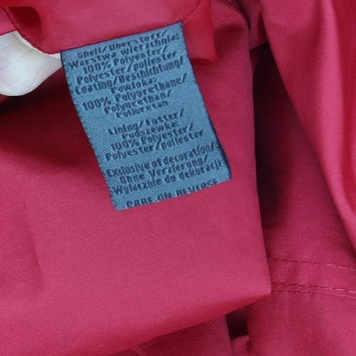 Novelti Women’s Red Parka Jacket XL Long Sleeve Drawstring Waist