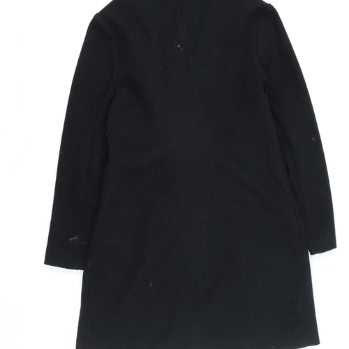 Marks and Spencer Women's Black Size 8 Classic Mid-Length Overcoat