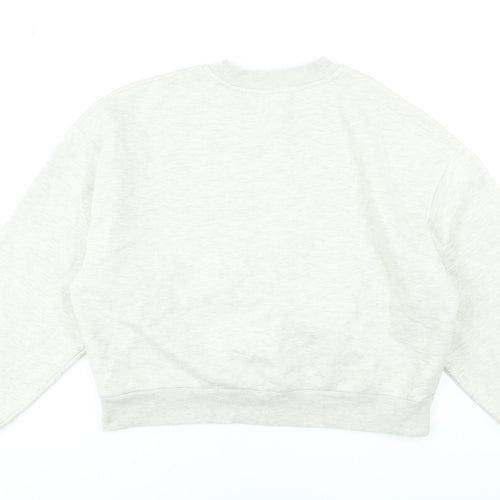 ASOS Design Women’s Beige Crew Neck Sweatshirt UK 14 Weekend Collective