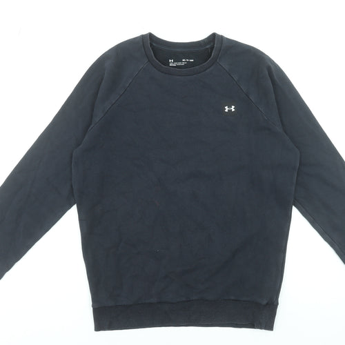 Under Armour Men's Black XS Pullover Crew Neck Fleece Sweatshirt