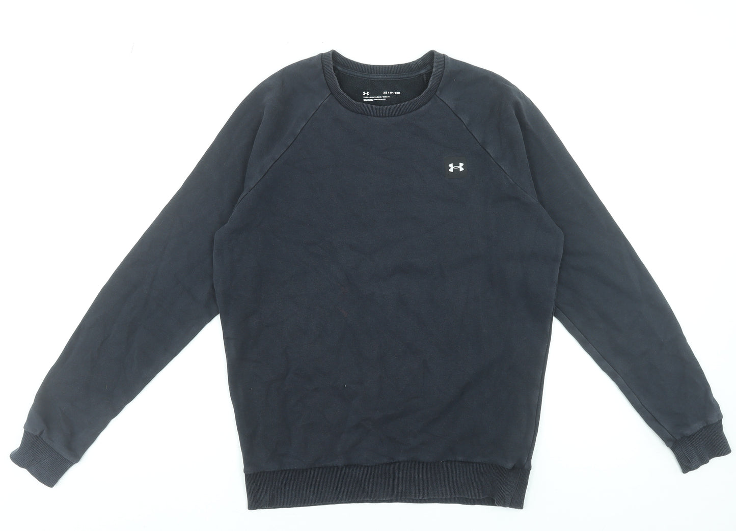 Under Armour Men's Black XS Pullover Crew Neck Fleece Sweatshirt
