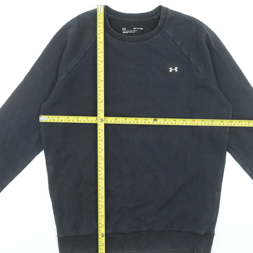 Under Armour Men's Black XS Pullover Crew Neck Fleece Sweatshirt