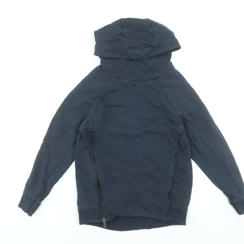 Next Boys Black Hoodie 9 Years Pullover Cotton Blend Casual