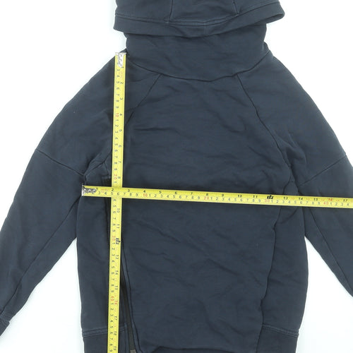 Next Boys Black Hoodie 9 Years Pullover Cotton Blend Casual