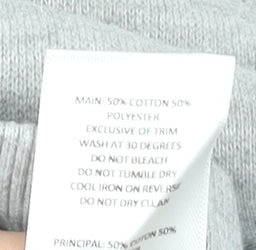 boohooMAN Men's Grey Sweatshirt Size S Regular Fit Crew Neck Pullover